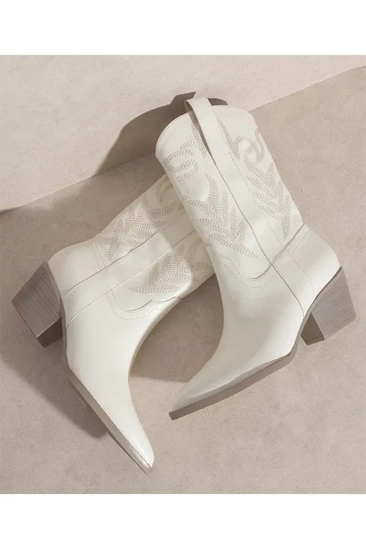 Sephira - Western Heeled Cowboy Boot