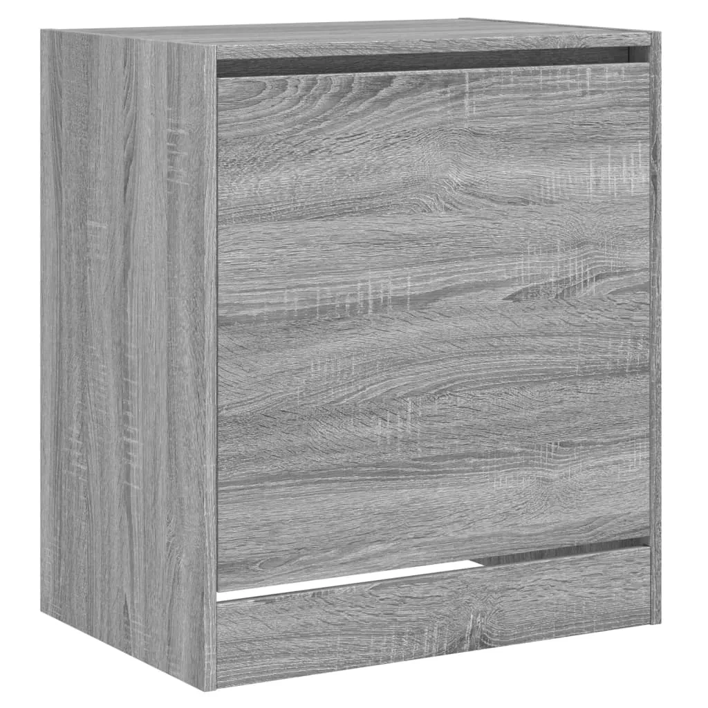 Shoe Cabinet Grey Sonoma 60x42x69 cm Engineered Wood