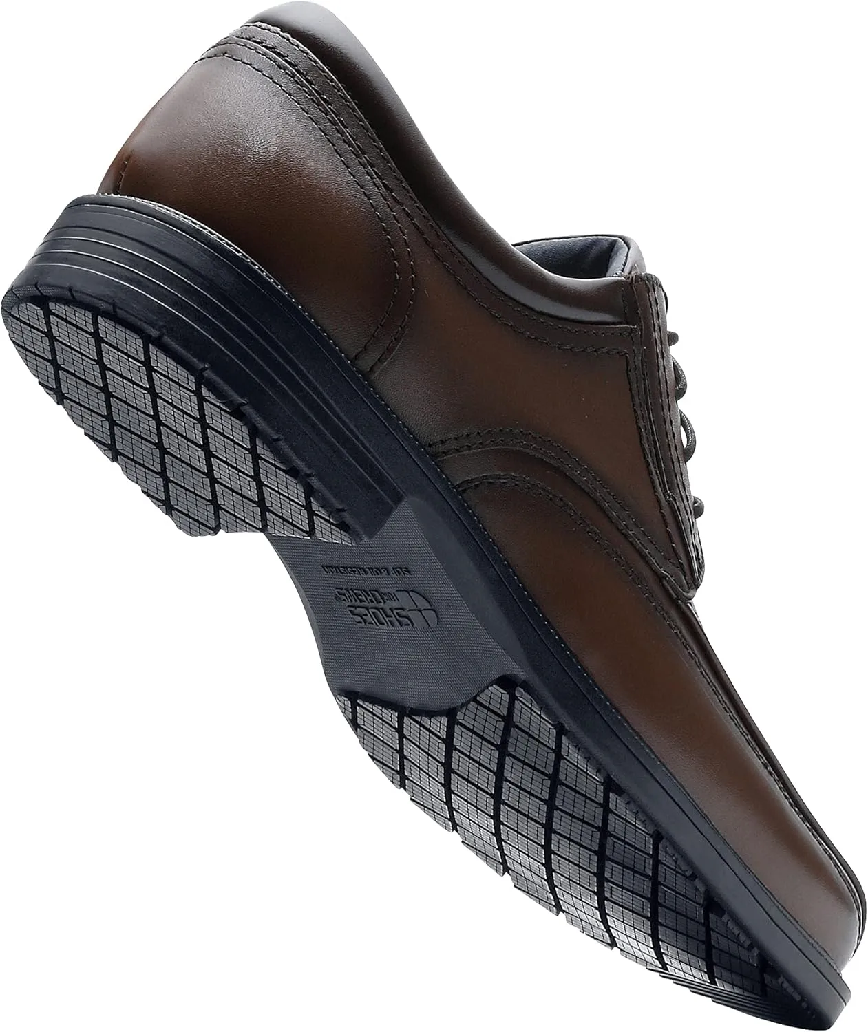 Shoes for Crews Dress Shoes for Men, Mens Oxfords, Zapatos De Vestir para Hombre, Slip Resistant, Brown or Black