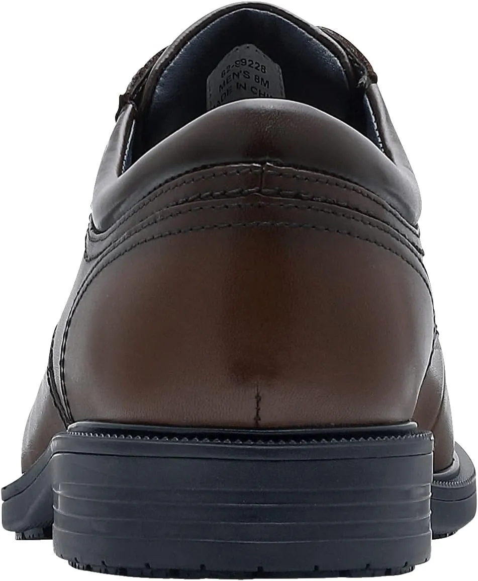 Shoes for Crews Dress Shoes for Men, Mens Oxfords, Zapatos De Vestir para Hombre, Slip Resistant, Brown or Black
