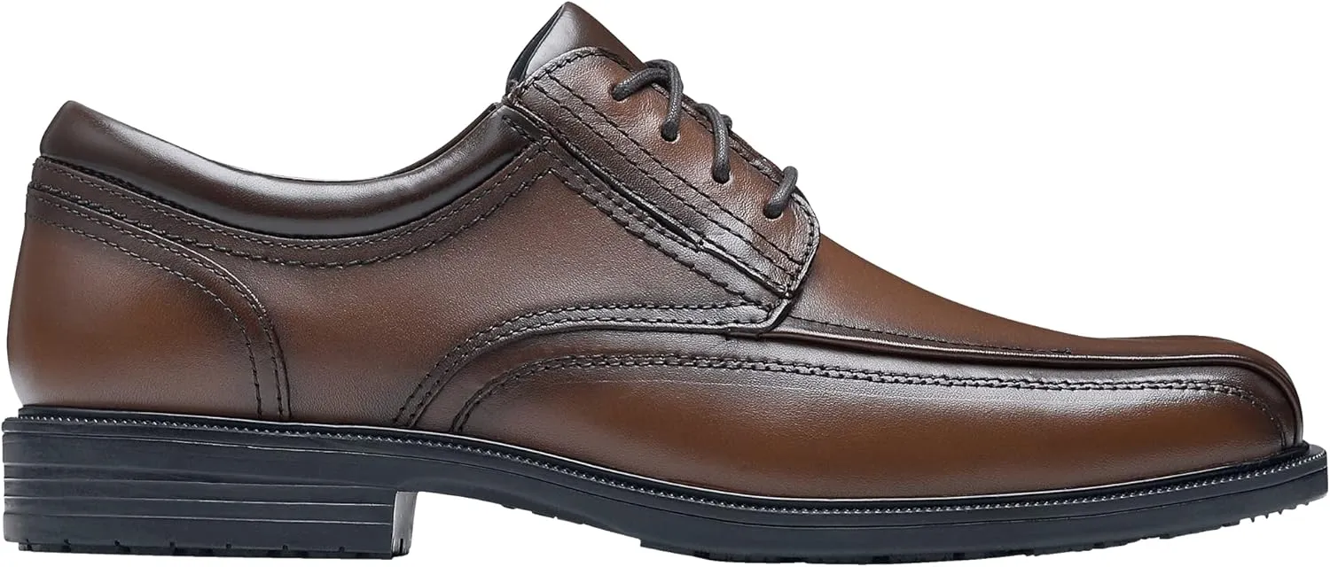 Shoes for Crews Dress Shoes for Men, Mens Oxfords, Zapatos De Vestir para Hombre, Slip Resistant, Brown or Black