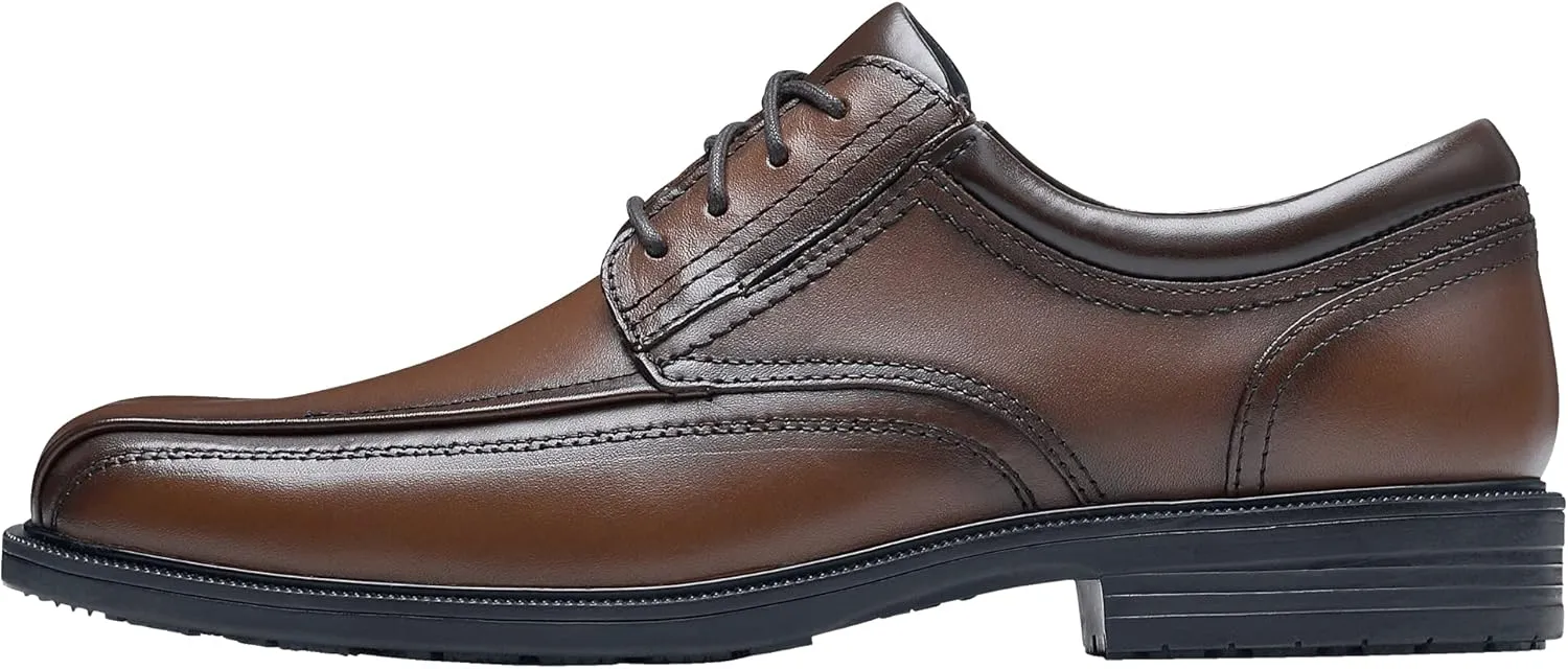 Shoes for Crews Dress Shoes for Men, Mens Oxfords, Zapatos De Vestir para Hombre, Slip Resistant, Brown or Black