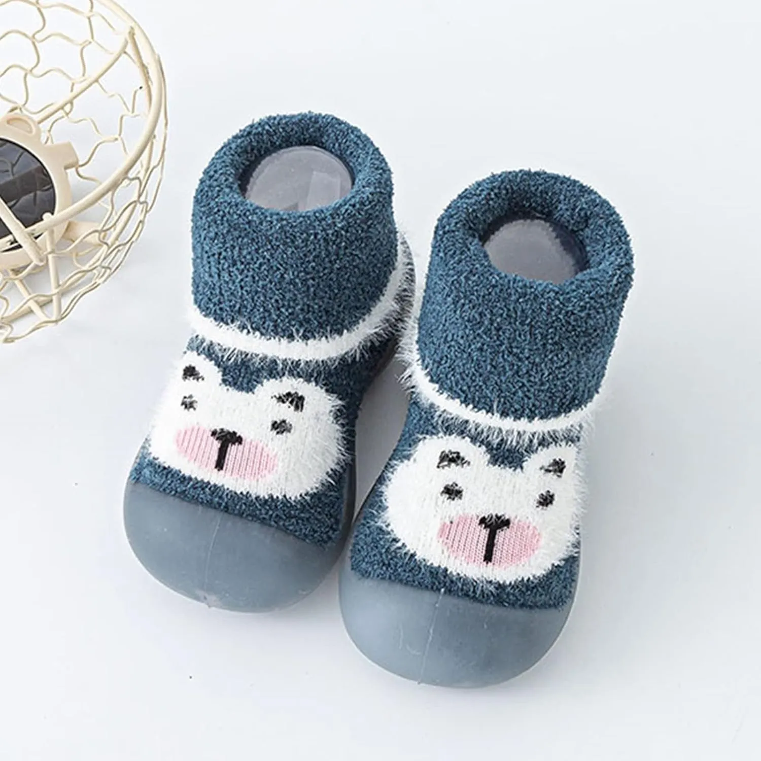 Shoes for Girls,Infant Shoes Sock Shoes Anti-Slip Fuzzy Slipper Soft Indoor Boys Shoes 0-3 Years
