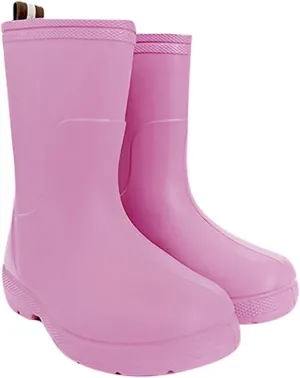 Solid Rain Boots Toddler Children Soft Pull On Rainboots Boys Girls Classic Water Shoes Baby Anti Slip Garden Boots