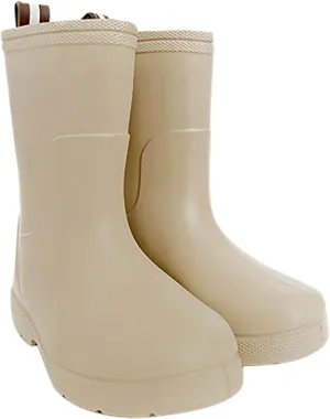 Solid Rain Boots Toddler Children Soft Pull On Rainboots Boys Girls Classic Water Shoes Baby Anti Slip Garden Boots