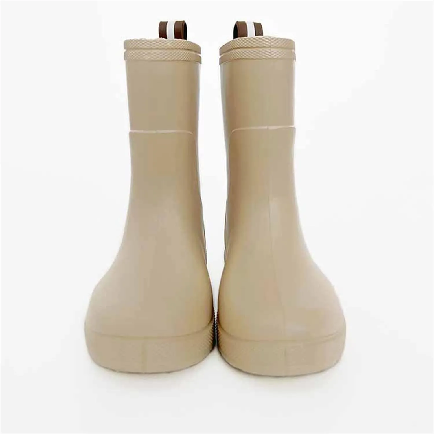 Solid Rain Boots Toddler Children Soft Pull On Rainboots Boys Girls Classic Water Shoes Baby Anti Slip Garden Boots