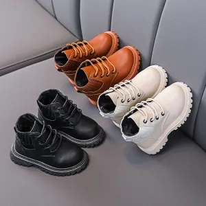 Suede Leather Baby Martin Boots