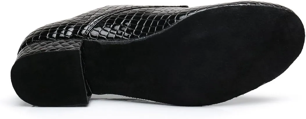 TDA Men's Classic Lace-up Leather Tango Ballroom Salsa Latin Dance wedding Shoes