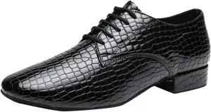 TDA Men's Classic Lace-up Leather Tango Ballroom Salsa Latin Dance wedding Shoes