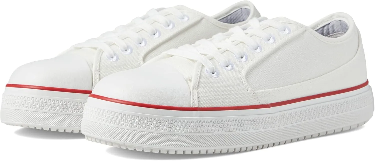 Thorogood Low-Height Warehouse Won Work Shoes for Men with Composite Safety Toe and Slip-Resistant Outsole, White, Size 11.5, M