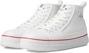 Thorogood Mid-Height Warehouse Won Work Shoes for Men with Composite Safety Toe and Slip-Resistant Outsole, White, Size 12, W