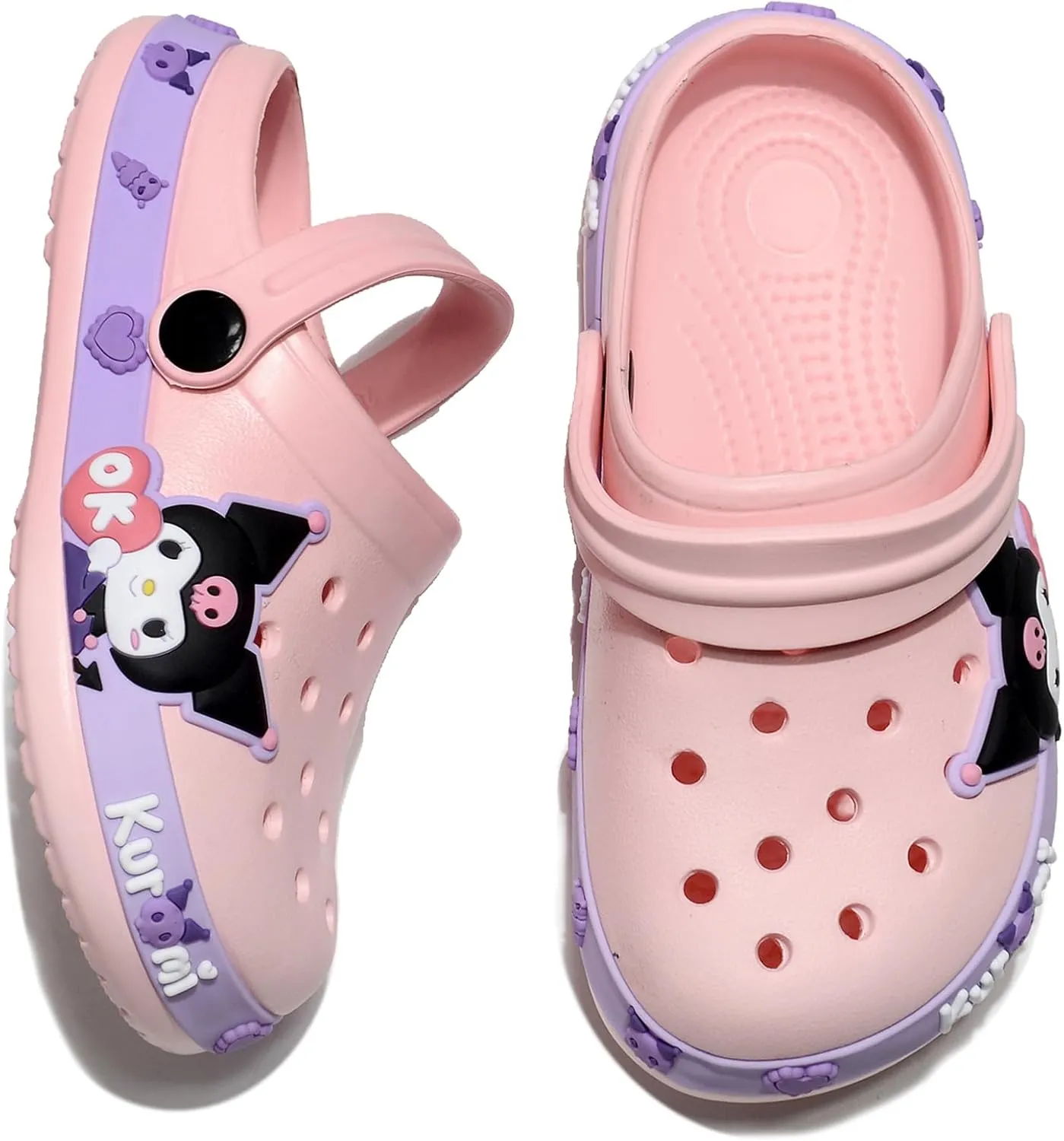 Toddler Girls Garden Clogs Children's Slip-On Beach Shoes Children's Indoor and Outdoor Sandals