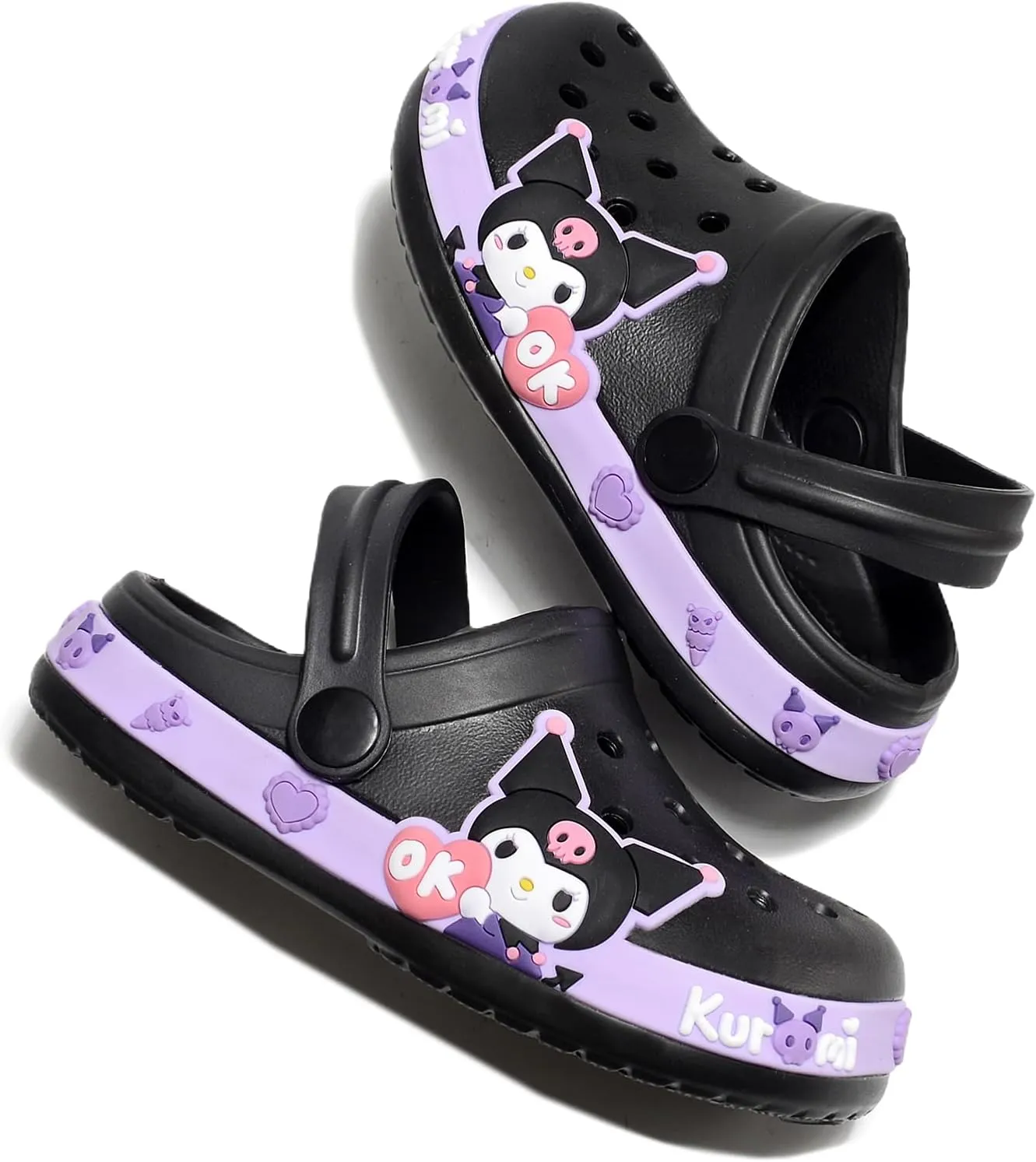 Toddler Girls Garden Clogs Children's Slip-On Beach Shoes Children's Indoor and Outdoor Sandals