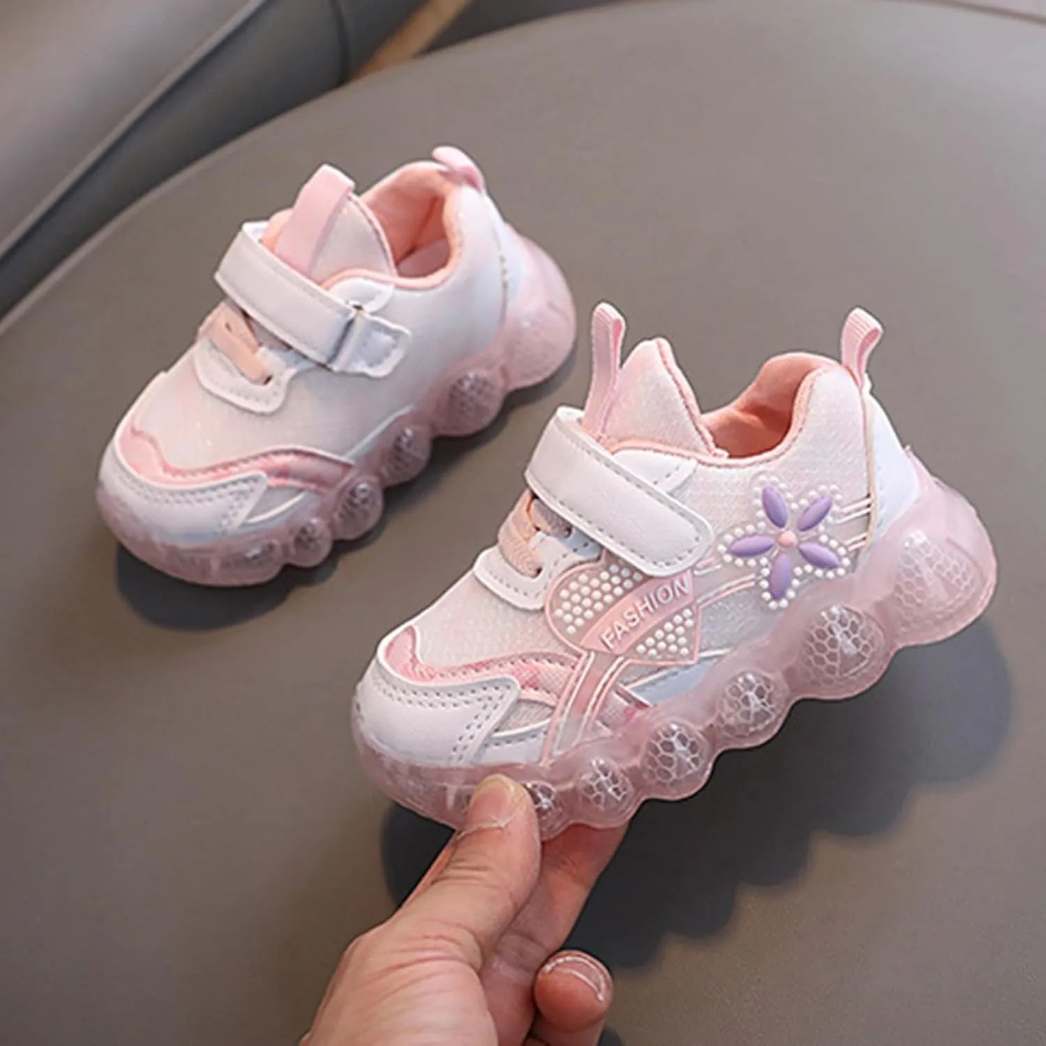Toddler Light Up Shoes Boys Flashing Tennis Sneakers Lightweight Breathable Running Shoe Toddler Girls Toddler Shoes