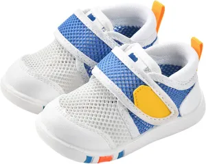 Toddler Mesh Sneakers Baby Boys & Girls Barefoot Shoes Lightweight Breathable Walking Running Tennis Sport Shoes