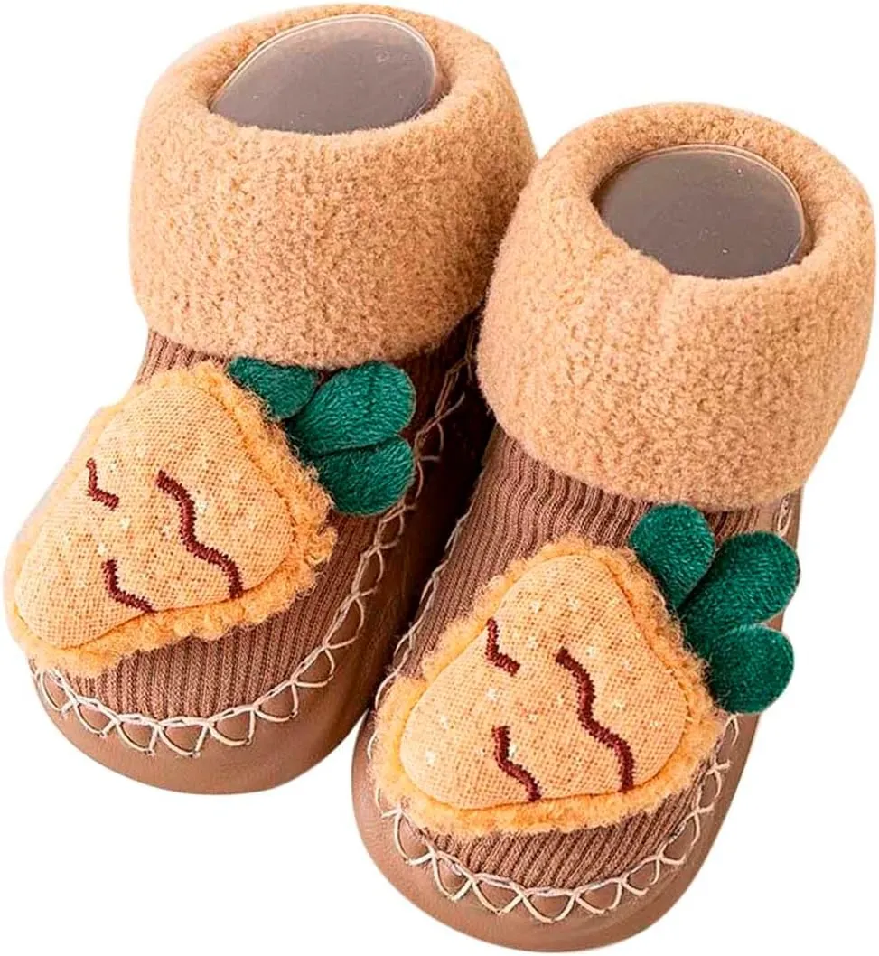 Toddler School Shoes Autumn and Winter Comfortable Baby Toddler Shoes Cute Cartoon Pattern Infant First Shoes