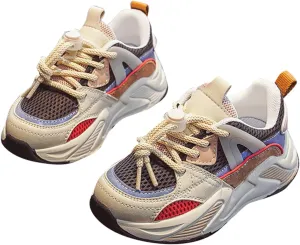 Toddler Shoes Boys Girls Breathable Tennis Running Shoes Athletic Sport Fashion Sneakers Kids Lace up Slip on Shoes