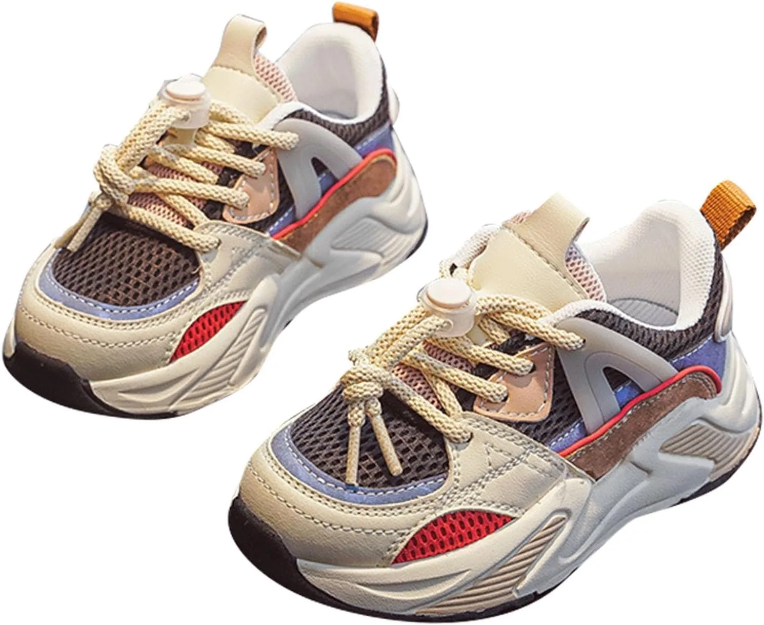 Toddler Shoes Boys Girls Breathable Tennis Running Shoes Athletic Sport Fashion Sneakers Kids Lace up Slip on Shoes
