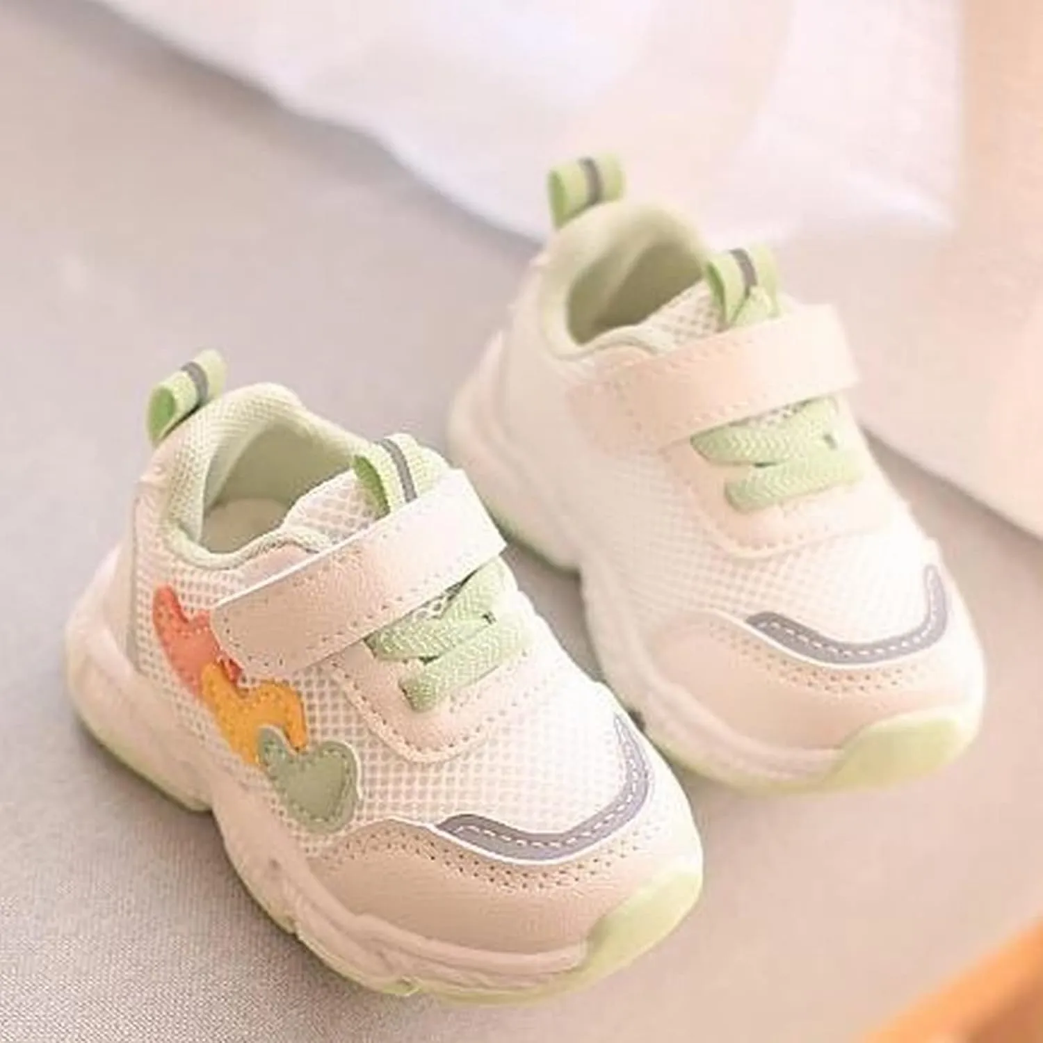 Toddler Slip On Sneakers Baby Walking Shoes Non-Slip Breathable Boys Girls Tennis Shoes Infant Running Shoes