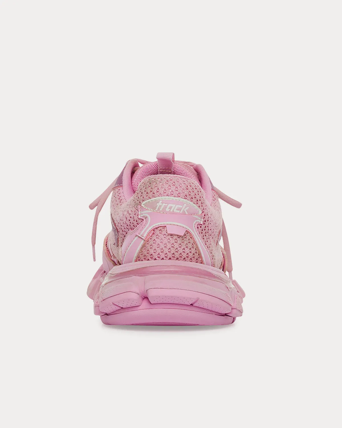 Track.3 Mesh & Nylon Pink Low Top Sneakers