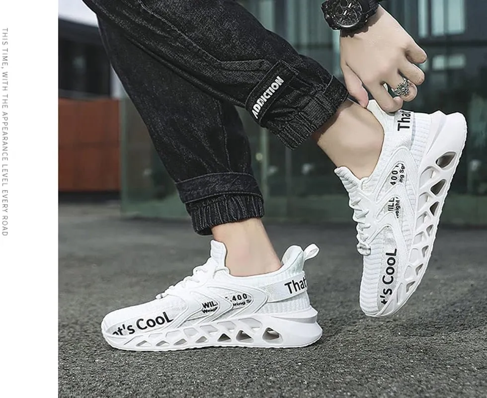 VAXAV Unisex Lightweight Blade Mesh Sneakers Tennis Road Running Gym Walking Shoes