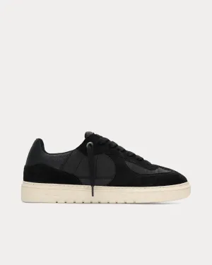 Virtus Leather & Nylon Off Black Low Top Sneakers