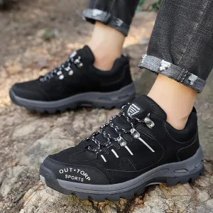 Walking Shoes Tennis Comfortable Fashion All Season Men Sports Hiking Shoes Round Toe Lace Up Flat Non Slip Comfortable