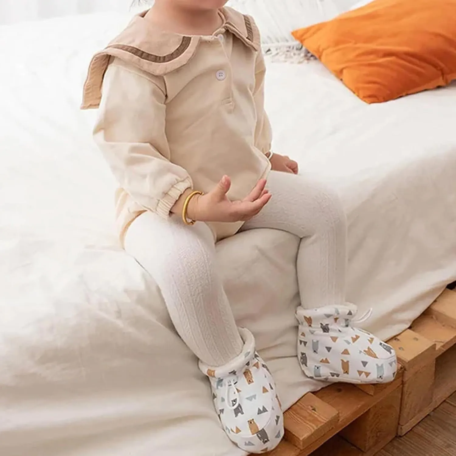Warm Fur Baby Boots,Warm Cozy Fleece Baby Booties,Cute Fuzzy Prewalker Sock Shoes,Toddler Winter Warm Shoes