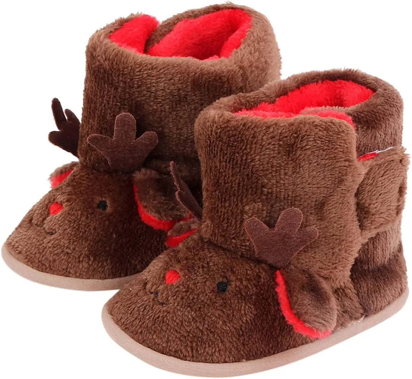 Warm Winter Baby Shoes Deer Shape Christmas Baby Shoes Baby Soft Sole Toddler Shoes Snow Shoes Toddler