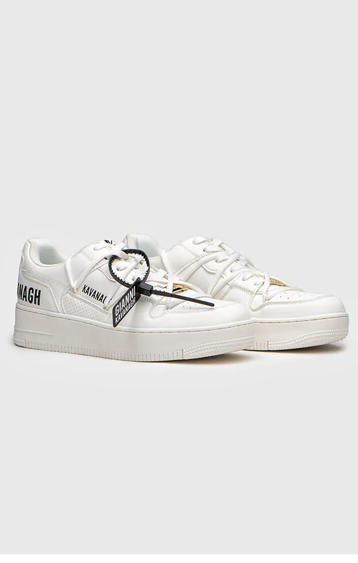 WHITE TOTAL WRAPPED SNEAKERS