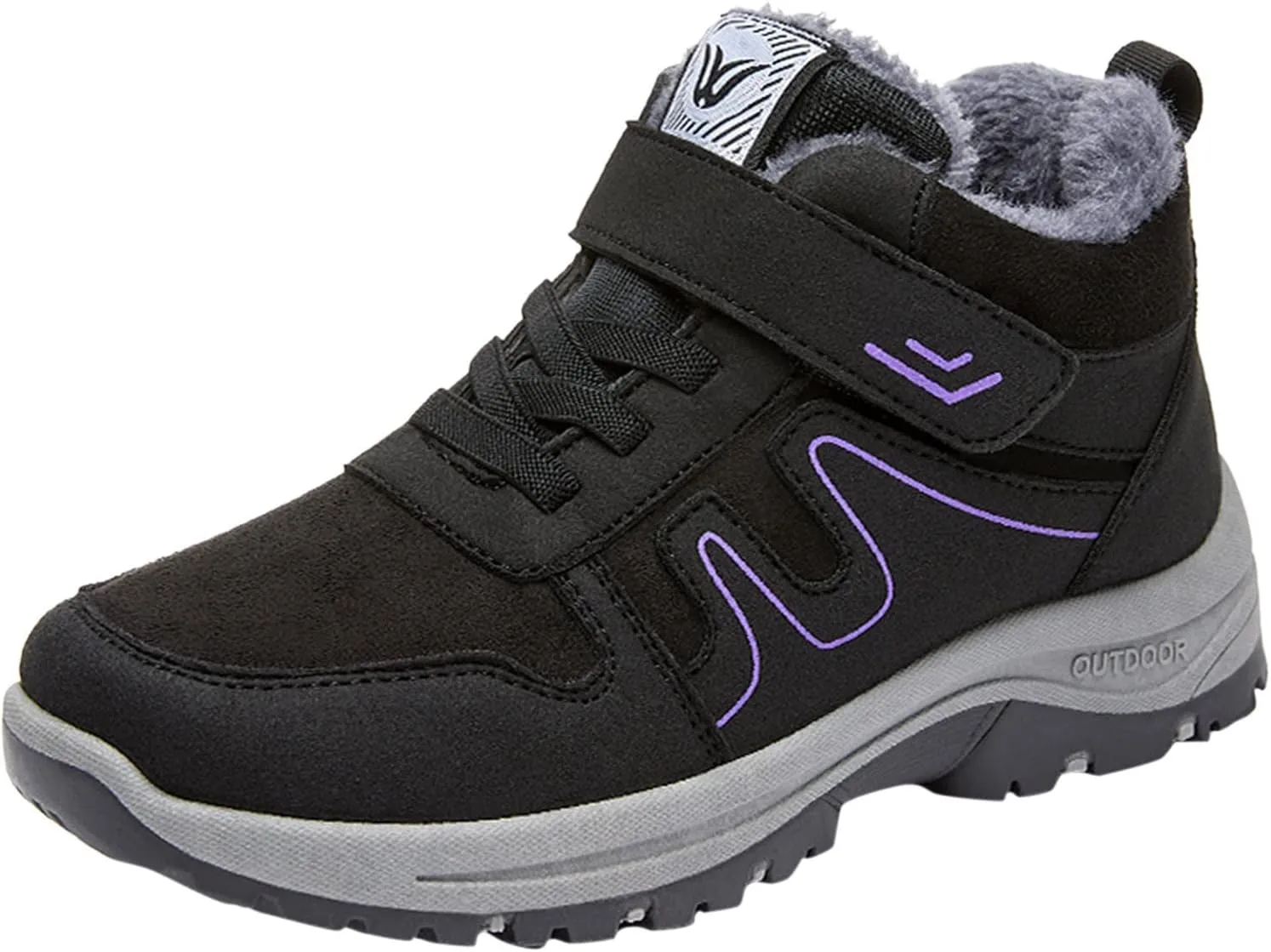 Wide Calf Snow Boots for Women Plus Size Zippered Snow Boots for Women Waterproof Insulated Winter Boots Women Size 8 Waterproof Zapatos De Mujer Para El Frio Y Nieve Womens Winter Hiking Boots Wide