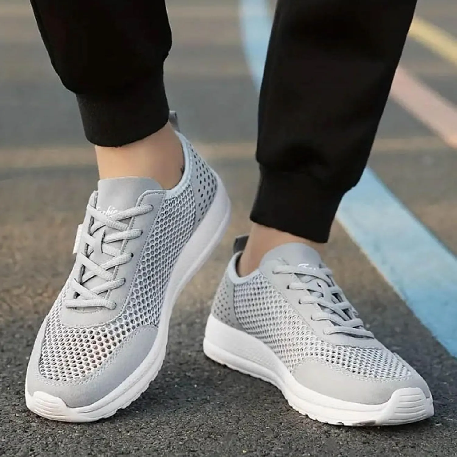 Wide Walking Shoes for Men Casual Lightweight Sneakers Comfortable Jogging Walking Fitness Sneaker Insoles for Men