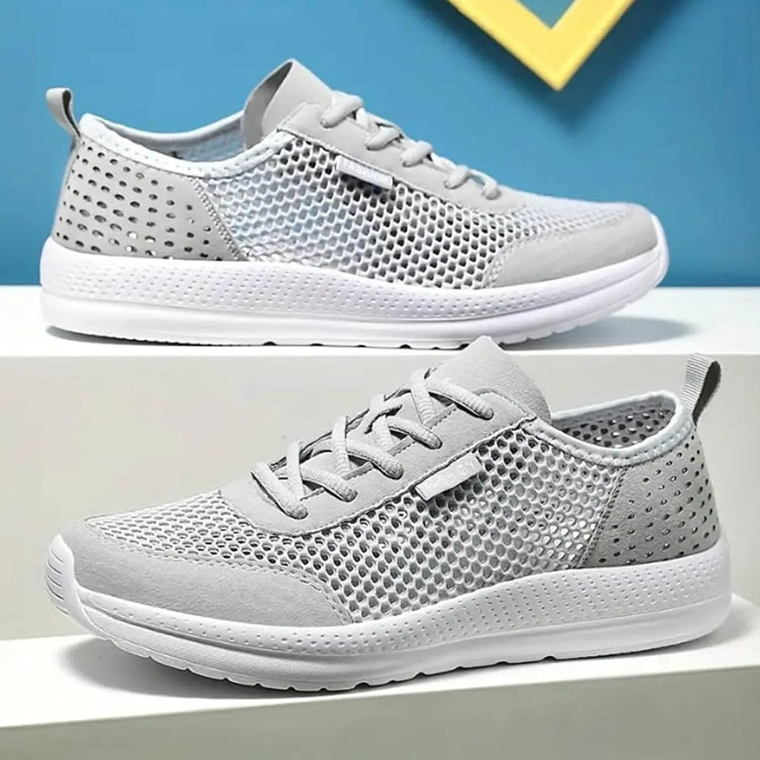 Wide Walking Shoes for Men Casual Lightweight Sneakers Comfortable Jogging Walking Fitness Sneaker Insoles for Men