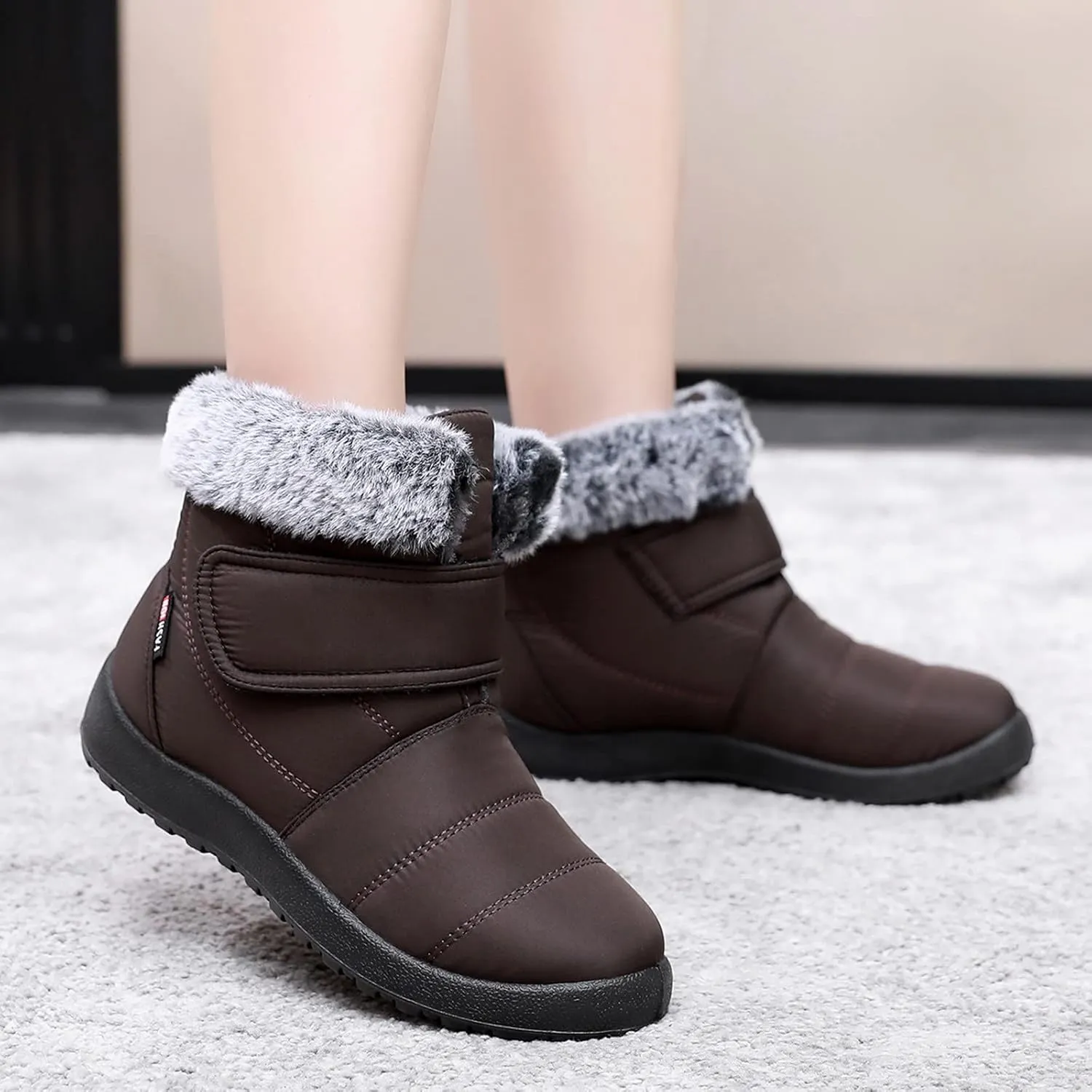 Winter Boots for Women Waterproof Snow Non Slip Women Snow Boots Wide Calf Knee High Winter Boots for Women Non Slip Women Winter Boots Size 8w Botas Para El FrO De Mujer Elegantes