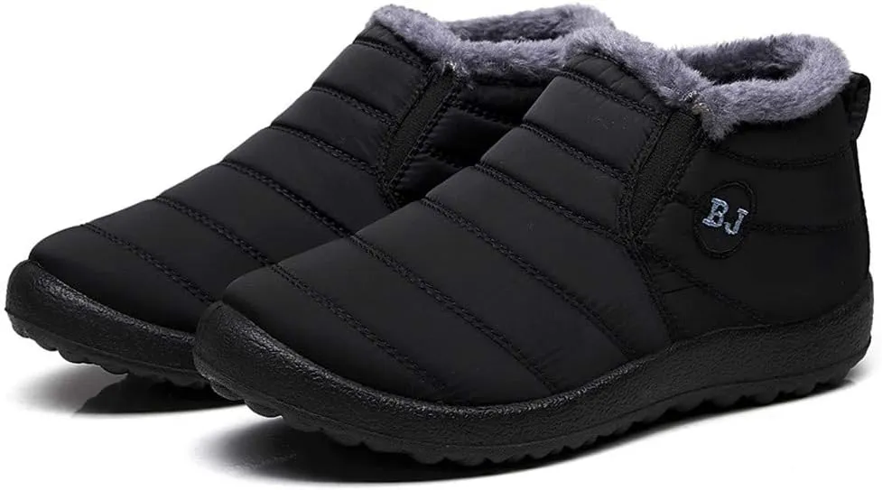 Women Snow Boots Waterproof Womens Waterproof Winter Ankle Boots Womens Wide Width Snow Boots Tall Women's Winter Ankle Booties Botas TRmicas Para Mujer Antileslisante