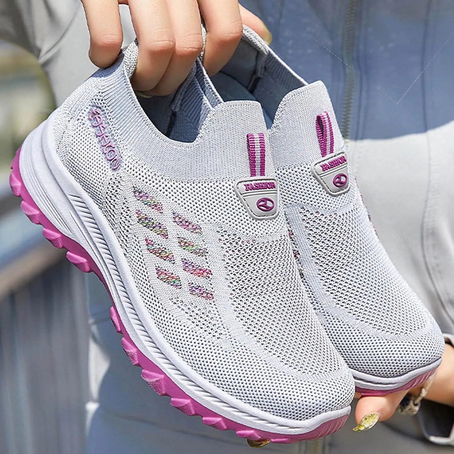 Womens Athletic Shoes Running Sneakers Lightweight Casual Non Slip Tennis Walking Workout Comfortable SportShoe