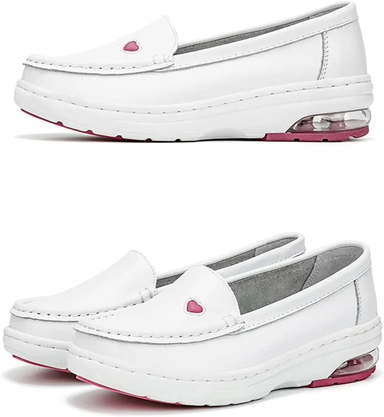 Women's Healthcare Nursing Shoes,Professional Lightweight Nurse Shoes with Soft Non-Slip Sole,Summer Comfortable Nonslip Oil Chef Work Shoes for Women Food Service