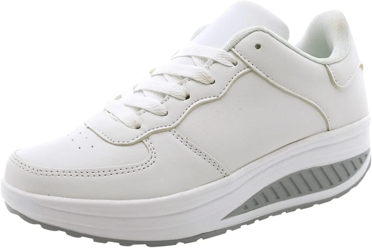 Women's High Top Wedge Fashion Sneakers Hidden Heel Women's Size 8 Non Slip Work Shoes Womens Slip On Tennis Shoes Size 11 Womens Fashion Sneakers Cute Black Sneakers for Women Fashion