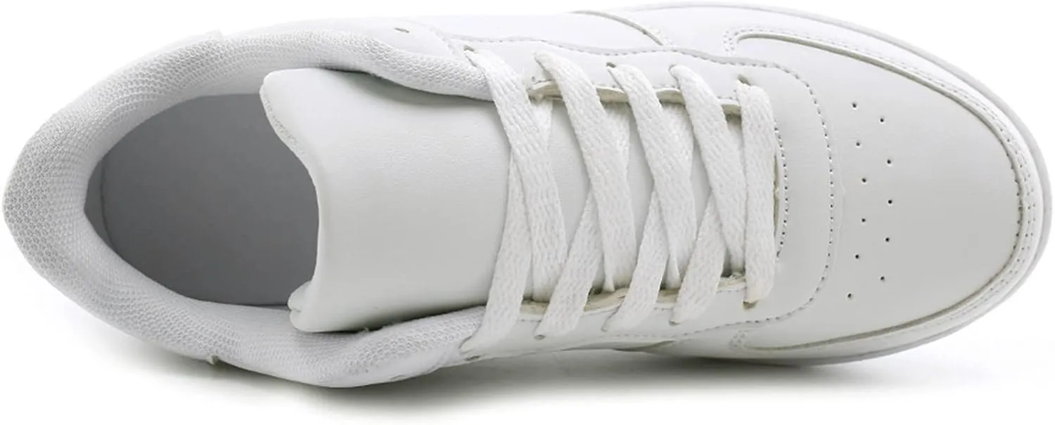 Women's High Top Wedge Fashion Sneakers Hidden Heel Women's Size 8 Non Slip Work Shoes Womens Slip On Tennis Shoes Size 11 Womens Fashion Sneakers Cute Black Sneakers for Women Fashion