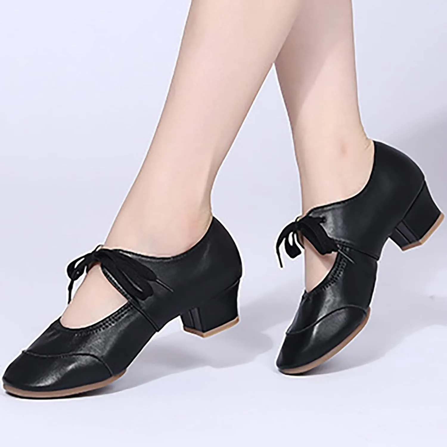 Women's Satin Latin Dance Shoes Professional Ballroom Salsa Practice Performance Dancing Shoes Sandals