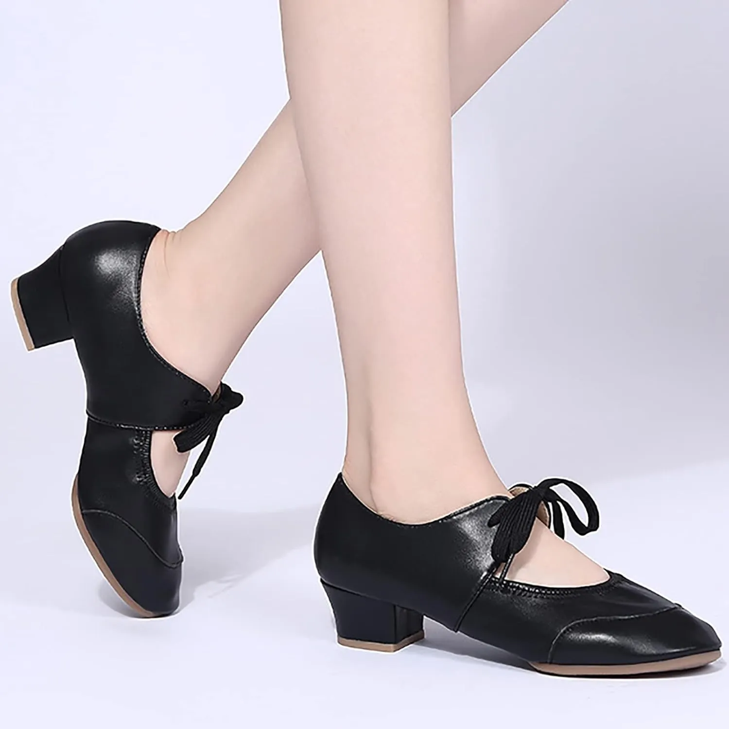 Women's Satin Latin Dance Shoes Professional Ballroom Salsa Practice Performance Dancing Shoes Sandals
