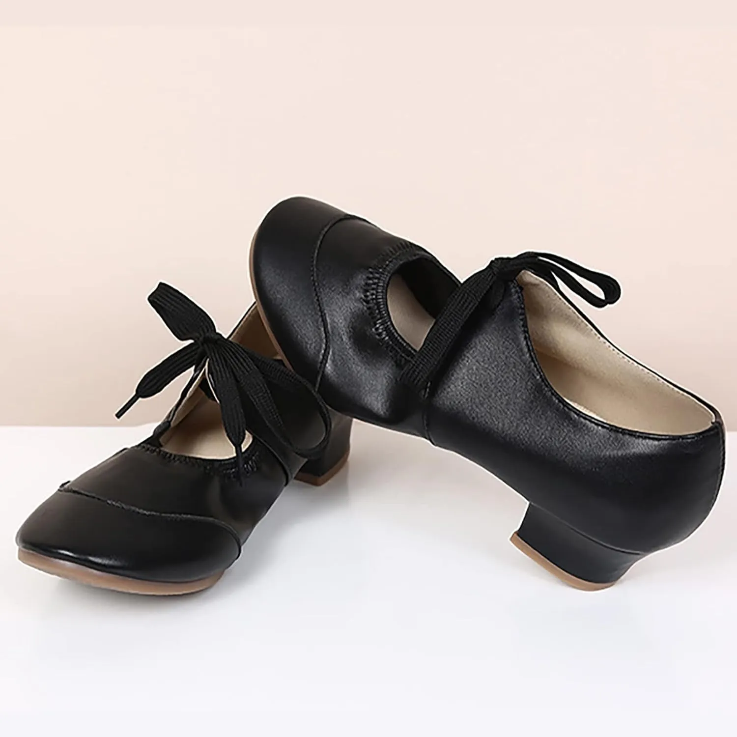 Women's Satin Latin Dance Shoes Professional Ballroom Salsa Practice Performance Dancing Shoes Sandals
