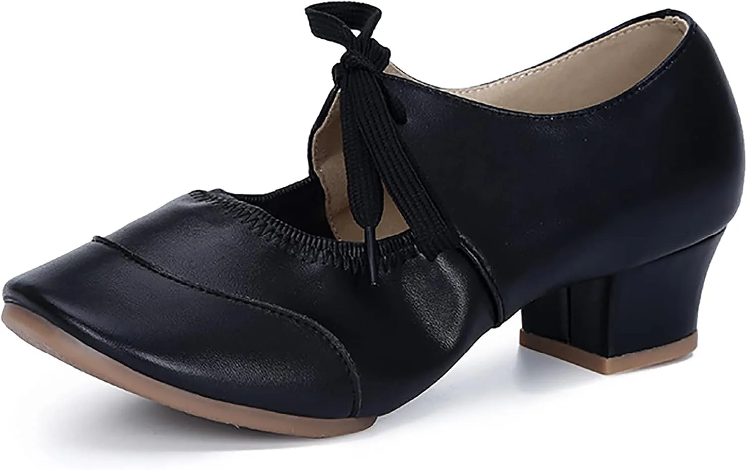Women's Satin Latin Dance Shoes Professional Ballroom Salsa Practice Performance Dancing Shoes Sandals