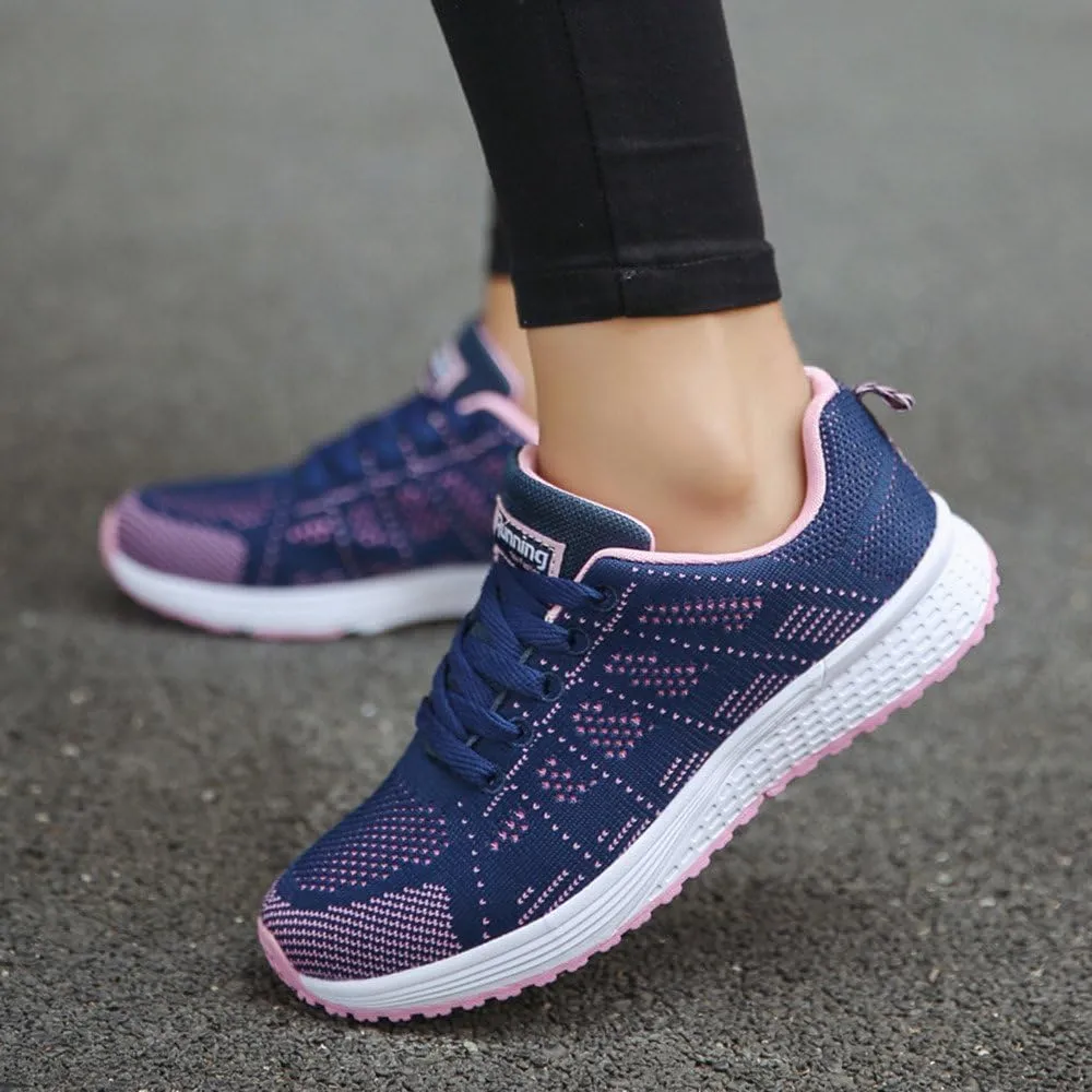 Womens Walking Shoes Lace Up Lightweight Memory Foam Cheer Non Slip Work Shoes Women Walking Shoes Casual Waterproof Sneakers Black Tennis Shoe Cross Trainer Shoe