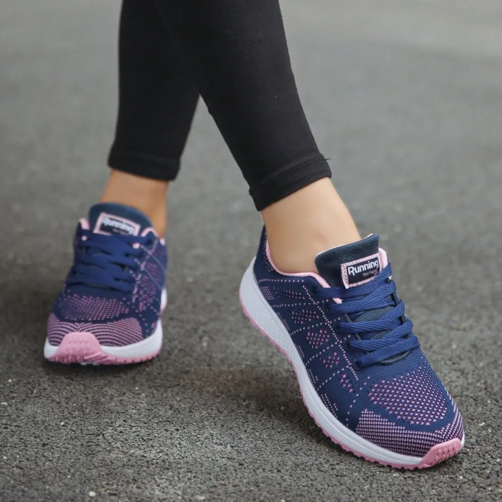 Womens Walking Shoes Lace Up Lightweight Memory Foam Cheer Non Slip Work Shoes Women Walking Shoes Casual Waterproof Sneakers Black Tennis Shoe Cross Trainer Shoe