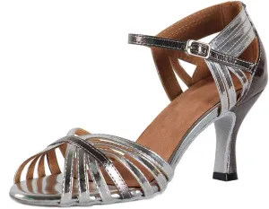 YKXLM Ballroom Dance Shoes for Women Latin Salsa Party Tango Wedding Performance Shoes,L035